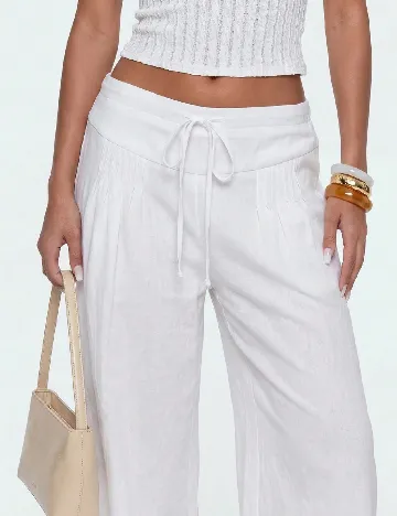 Pantaloni SHEIN, alb