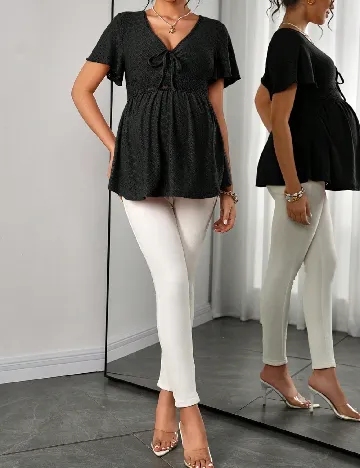 Bluza SHEIN Maternity, negru