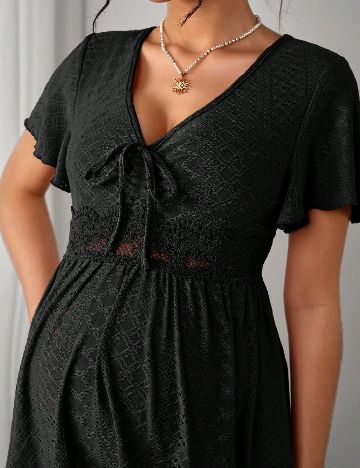 Bluza SHEIN Maternity, negru