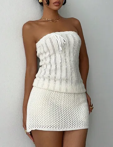 Rochie scurta SHEIN, alb