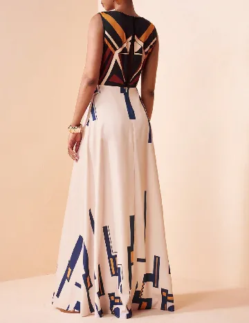 Rochie lunga SHEIN, crem