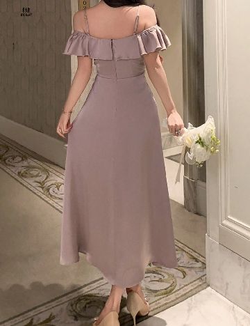 Rochie lunga Dazy, roz