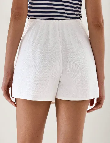 Fusta pantalon SHEIN, alb