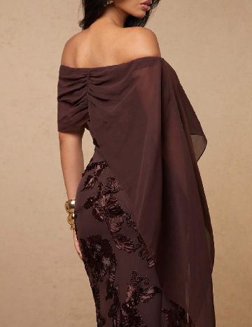 Rochie lunga SHEIN, maro