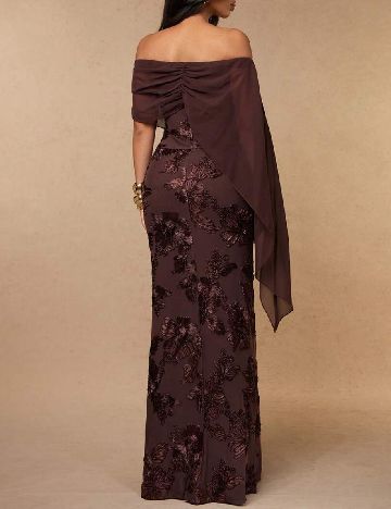 Rochie lunga SHEIN, maro