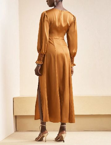 Rochie lunga SHEIN, maro