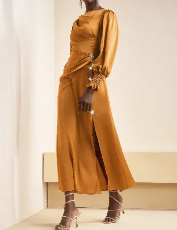 Rochie lunga SHEIN, maro