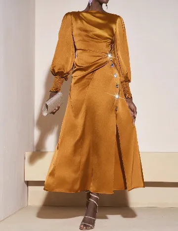Rochie lunga SHEIN, maro