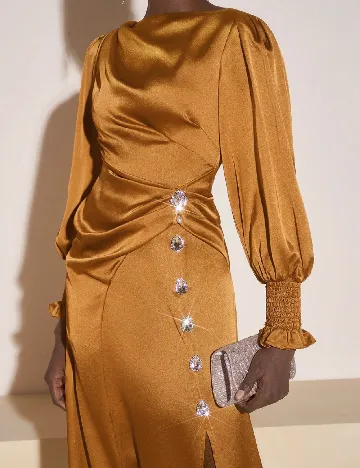 Rochie lunga SHEIN, maro