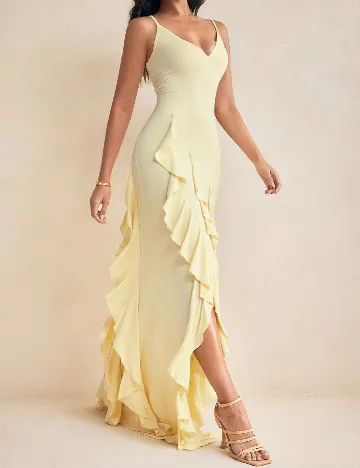 Rochie lunga SHEIN, galben