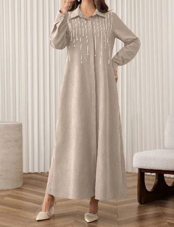 Rochie lunga SHEIN, bej