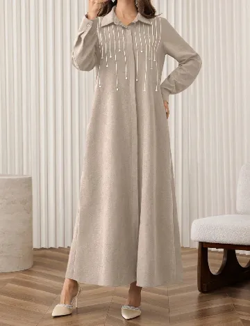 Rochie lunga SHEIN, bej
