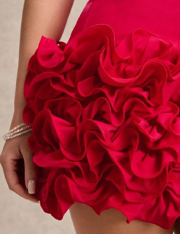 Rochie scurta SHEIN, rosu