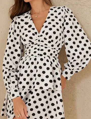 Rochie scurta Aveloria, alb