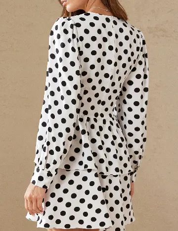 Rochie scurta Aveloria, alb
