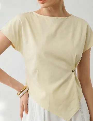 Top SHEIN, galben