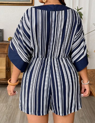 Salopeta SHEIN CURVE, bleumarin