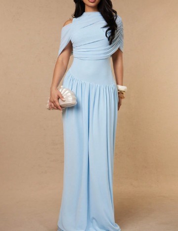 Rochie lunga SHEIN, albastru