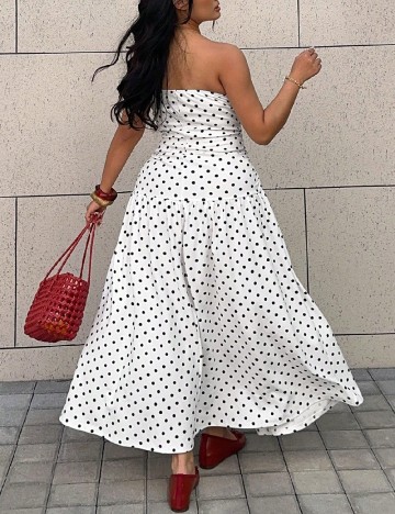 Rochie lunga SHEIN CURVE, alb
