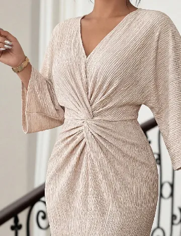 Rochie lunga SHEIN CURVE, crem