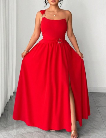 Rochie lunga SHEIN CURVE, rosu