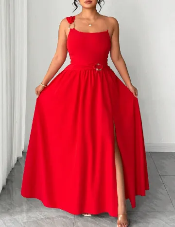 Rochie lunga SHEIN CURVE, rosu