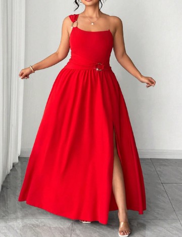 Rochie lunga SHEIN CURVE, rosu