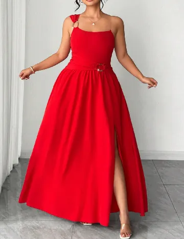 Rochie lunga SHEIN CURVE, rosu