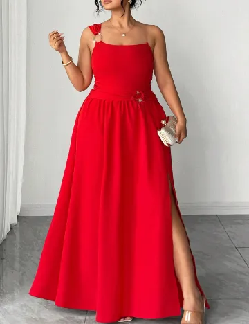 Rochie lunga SHEIN CURVE, rosu