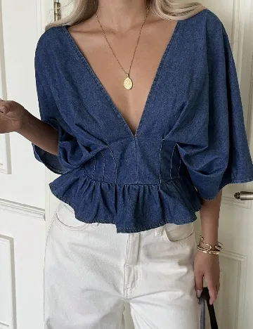 Bluza SHEIN, albastru