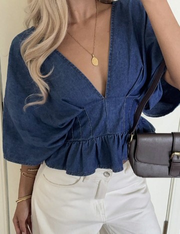 Bluza SHEIN, albastru