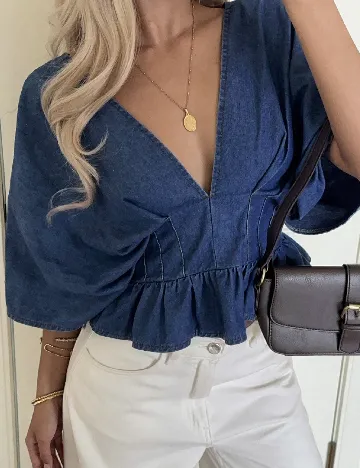 Bluza SHEIN, albastru
