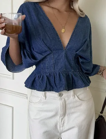Bluza SHEIN, albastru