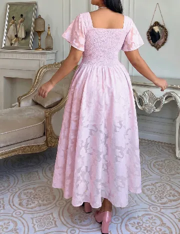 Rochie medie SHEIN CURVE, roz