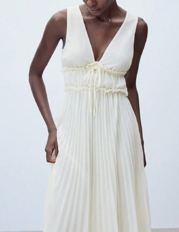Rochie lunga SHEIN, galben deschis