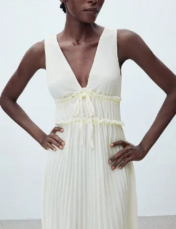 Rochie lunga SHEIN, galben deschis
