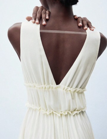 Rochie lunga SHEIN, galben deschis