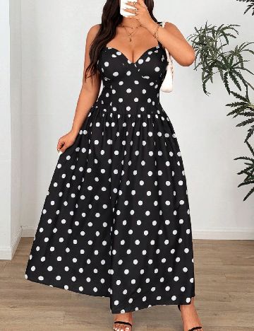 Rochie lunga SHEIN CURVE, negru