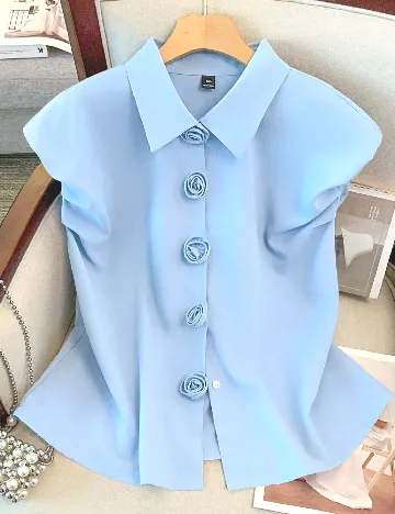 Bluza SHEIN CURVE, albastru