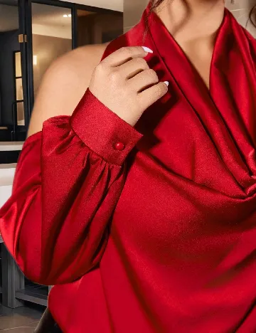 Bluza SHEIN CURVE, rosu
