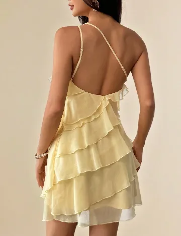 Rochie scurta SHEIN, galben