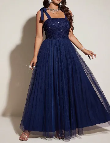 Rochie lunga SHEIN CURVE, albastru