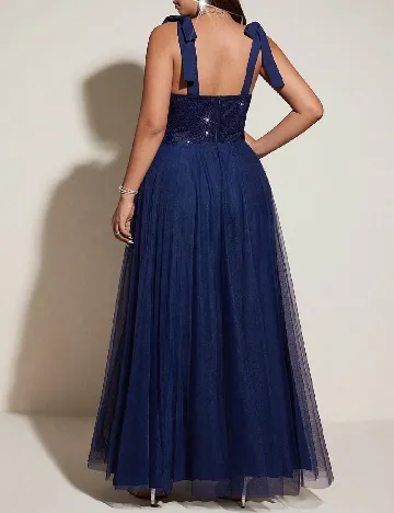 Rochie lunga SHEIN CURVE, albastru