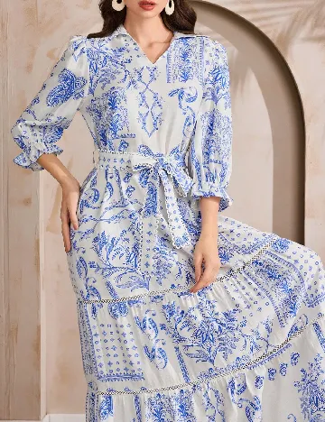 Rochie lunga SHEIN, albastru