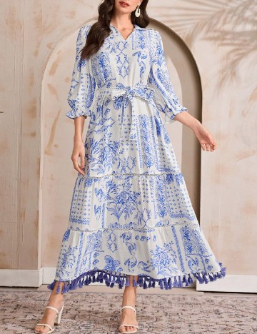Rochie lunga SHEIN, albastru