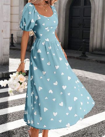 Rochie lunga SHEIN, bleu