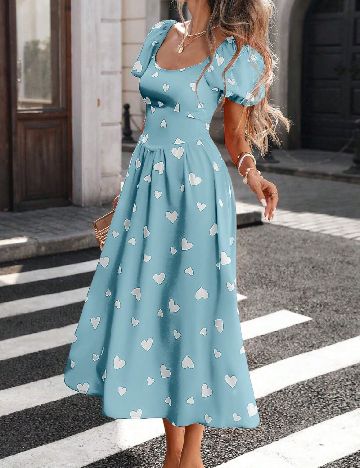 Rochie lunga SHEIN, bleu