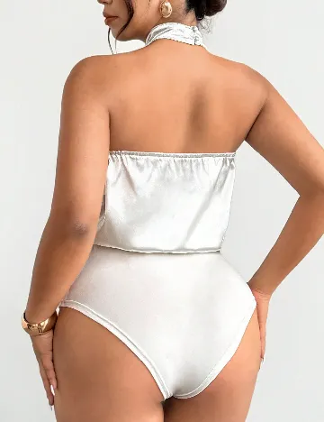 Body SHEIN CURVE, ecru