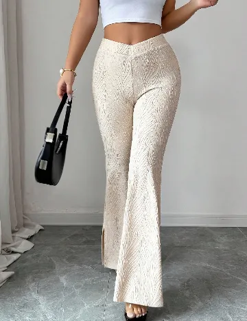 Pantaloni SHEIN, crem
