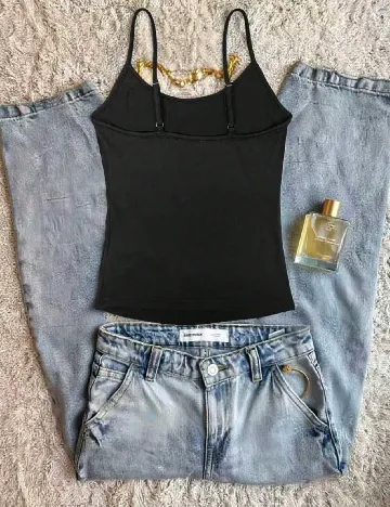 Top SHEIN, negru